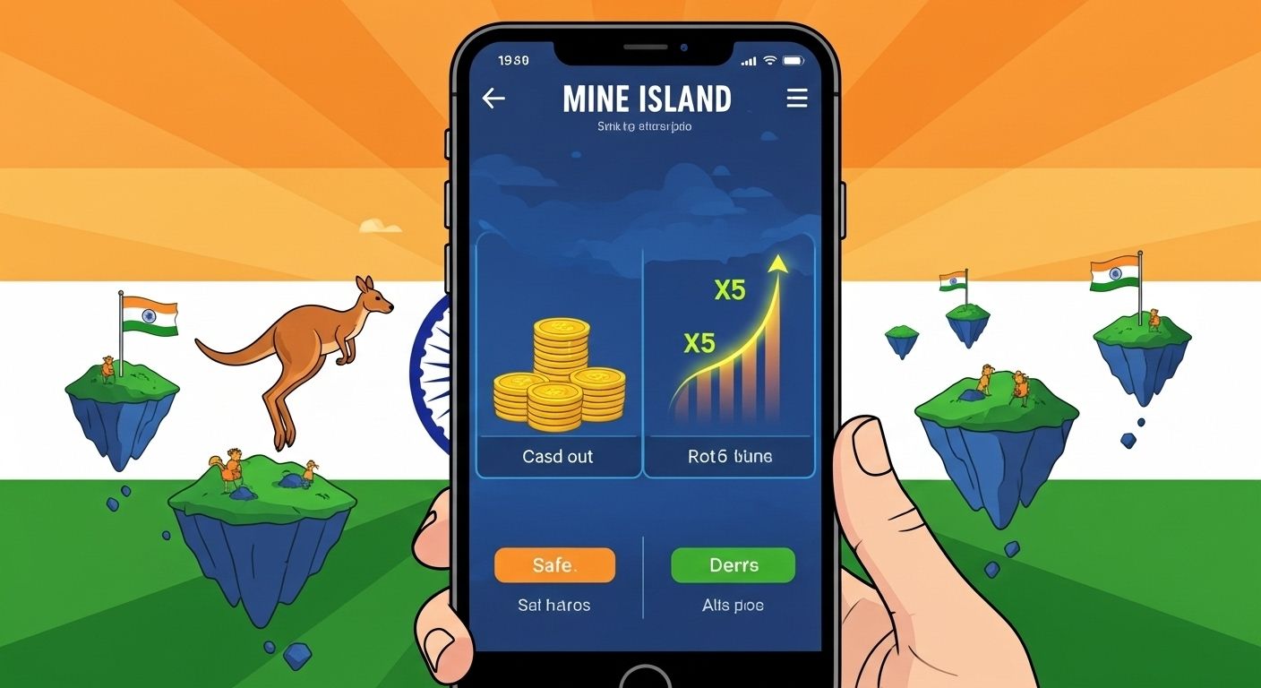 ine grid board with rewards and traps, Indian avatar making cautious move